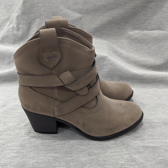 Rocket Dog Sayla Western Bootie Taupe sz 7.5 - Picture 7 of 8